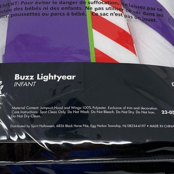 Sprit Halloween Baby Buzz Lightyear Toy Story One Piece Costume  Sz 18-24 Months - Picture 5 of 8